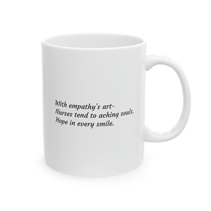 Empathy's Embrace Ceramic Mug 11oz