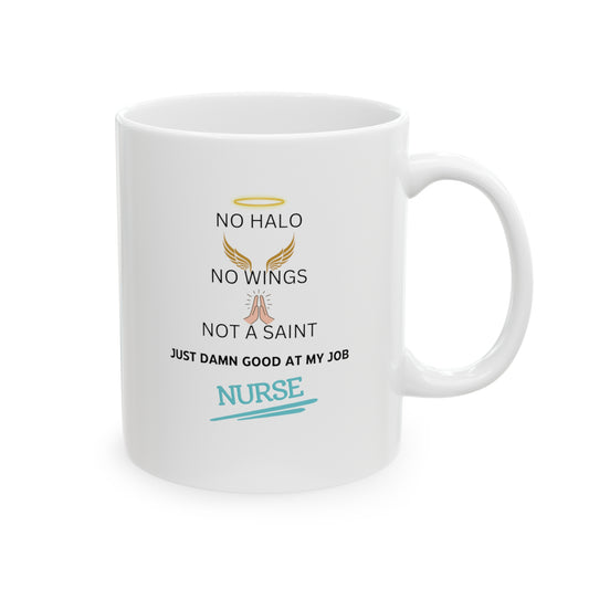 Not A Saint Ceramic Mug, 11oz