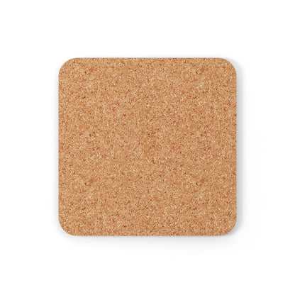 Back of coaster with cork.