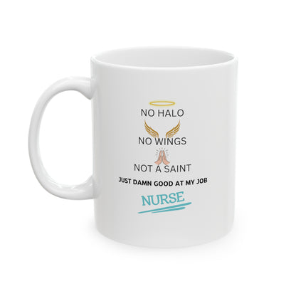 Not A Saint Ceramic Mug, 11oz